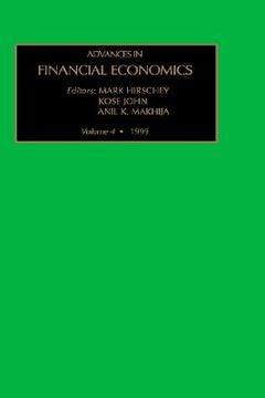 portada advances in financial economics: vol 4 (en Inglés)