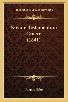 portada Novum Testamentum Graece (1841) (en Latin)