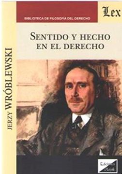 portada Sentido y Hecho en el Derecho (in Spanish)