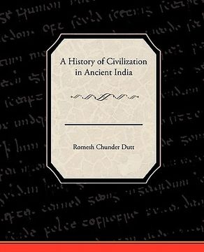 portada a history of civilization in ancient india (en Inglés)