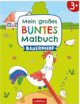 portada Mein Gro? Es Buntes Malbuch - Bauernhof (en Alemán)