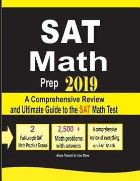portada SAT Math Prep 2019: A Comprehensive Review and Ultimate Guide to the SAT Math Test (en Inglés)