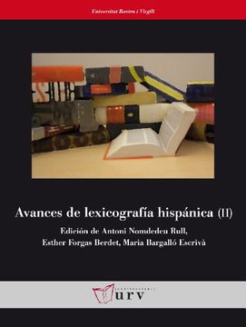 portada Avances de Lexicografía Hispánica (Ii) (Fuera de Colección)