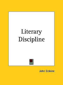 portada literary discipline (en Inglés)