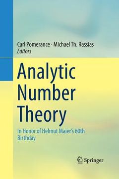 portada Analytic Number Theory: In Honor of Helmut Maier's 60th Birthday (en Inglés)