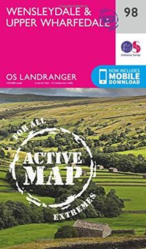 portada Wensleydale & Upper Wharfedale (OS Landranger Map)