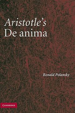 portada Aristotle's de Anima Hardback: A Critical Commentary (en Inglés)