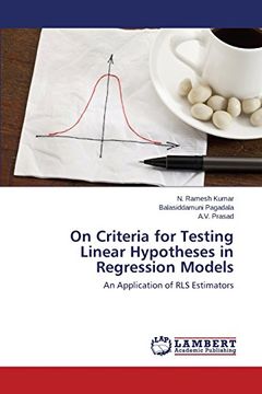 portada On Criteria for Testing Linear  Hypotheses in Regression Models