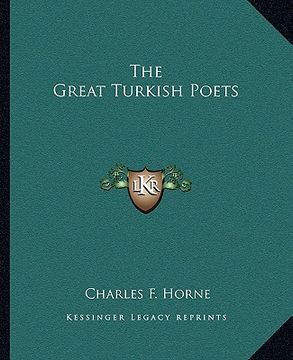 portada the great turkish poets (en Inglés)