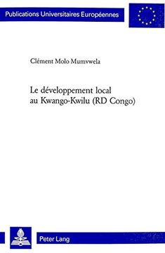 portada Le Développement Local Au Kwango-Kwilu (Rd Congo) (en Francés)