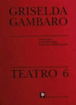 portada Teatro - Griselda Gambaro 6