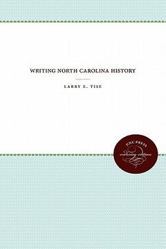 portada writing north carolina history (en Inglés)