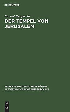 portada Der Tempel von Jerusalem: Grundung Salomos Oder Jebusitisches Erbe? (Beihefte zur Zeitschrift fa1 (en Alemán)