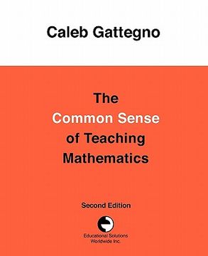 portada the common sense of teaching mathematics (en Inglés)