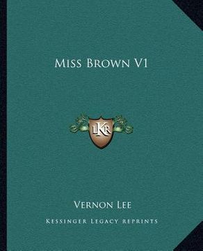 portada miss brown v1 (en Inglés)