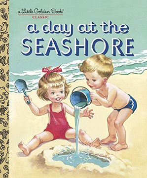 portada Lgb a day at the Seashore (Little Golden Book Classic) (en Inglés)