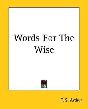 portada words for the wise (en Inglés)