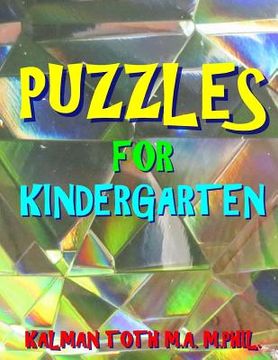 portada Puzzles for Kindergarten: 50 Large Print Word Search Puzzles (in English)