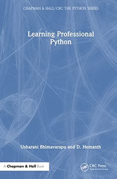 portada Learning Professional Python: Volume 1: The Basics (Chapman & Hall (en Inglés)