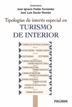 portada Tipologías de Interés Especial en Turismo de Interior