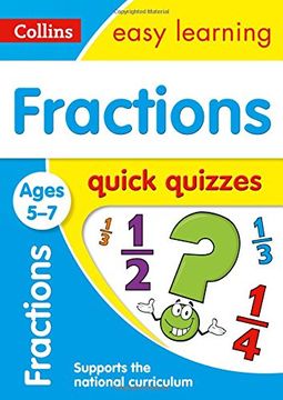 portada Fractions Quick Quizzes: Ages 5-7 (en Inglés)