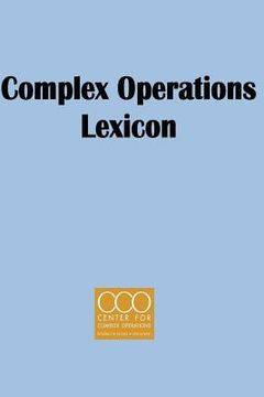 portada Complex Operaton Lexicon (en Inglés)