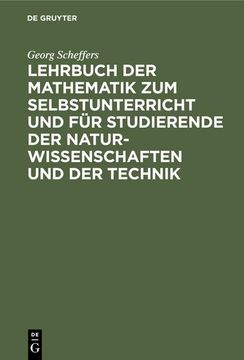 portada Lehrbuch der Mathematik zum Selbstunterricht und für Studierende der Naturwissenschaften und der Technik (in German)