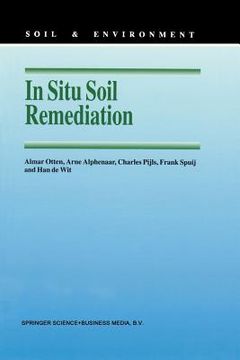 portada In Situ Soil Remediation (en Inglés)