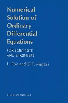portada Numerical Solution of Ordinary Differential Equations