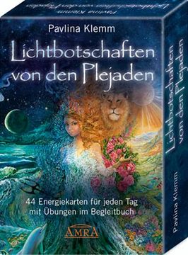 portada Lichtbotschaften von den Plejaden - das Kartenset: 44 Energiekarten für Jeden tag mit Übungen im Begleitbuch (en Alemán)