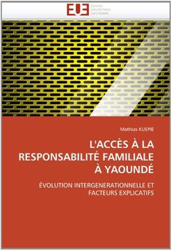 portada L'Acces a la Responsabilite Familiale a Yaounde