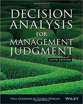portada Decision Analysis For Management Judgement (en Inglés)