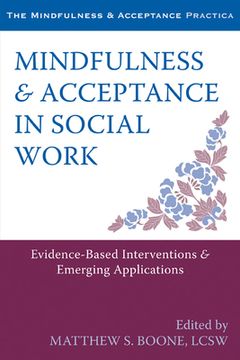 portada mindfulness and acceptance in social work (en Inglés)