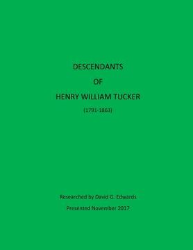 portada Descendants of Henry William Tucker (en Inglés)