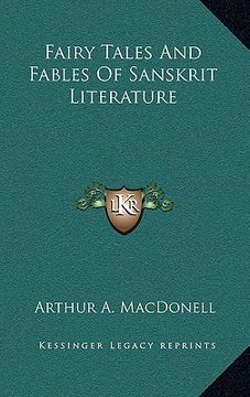 portada fairy tales and fables of sanskrit literature (in English)