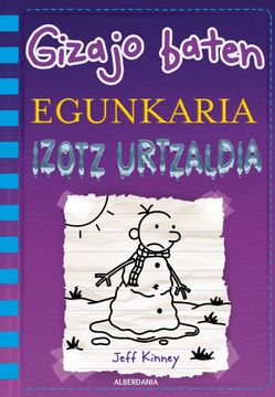 portada Izotz Urtzaldia: Gizajo Baten Egunkaria: 13 (in Basque)