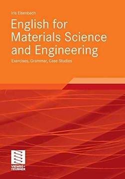 portada English for Materials Science and Engineering: Exercises, Grammar, Case Studies (in German)