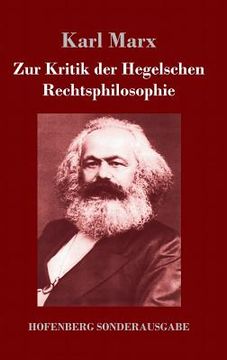 portada Zur Kritik der Hegelschen Rechtsphilosophie (en Alemán)