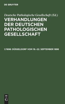 portada Dã Â¼Sseldorf vom 19. -22. September 1898 (German Edition) [Hardcover ] (en Alemán)