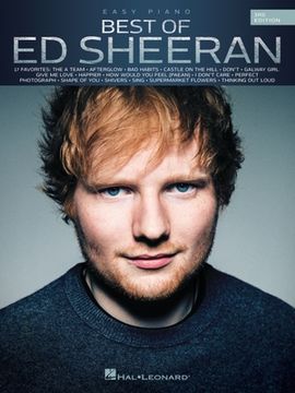 portada Best of ed Sheeran - 3rd Edition Easy Piano Songbook (en Inglés)