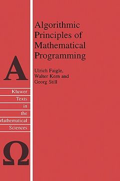 portada algorithmic principles of mathematical programming (en Inglés)