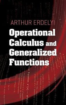 portada operational calculus and generalized functions