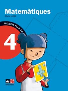portada Matemàtiques, 4 Educació Primària (en Catalá)