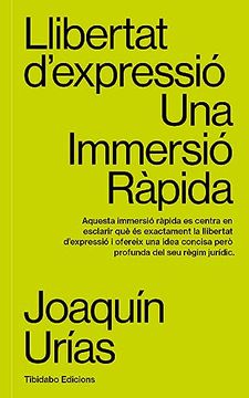 portada Llibertat d Expressio, una Immersio Rapida (in Catalá)