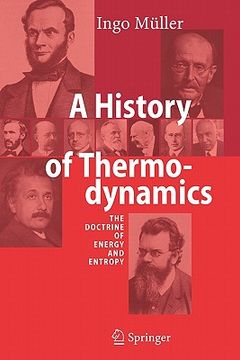 portada a history of thermodynamics: the doctrine of energy and entropy (en Inglés)