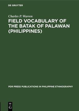 portada Field Vocabulary of the Batak of Palawan (Philippines) 