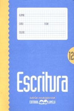 portada cartilla escritura 12 color.pauta 4mm (lamela) (in Spanish)
