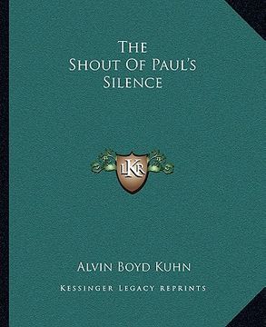 portada the shout of paul's silence (in English)
