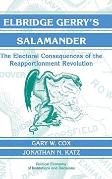 portada Elbridge Gerry's Salamander Hardback: The Electoral Consequences of the Reapportionment Revolution (Political Economy of Institutions and Decisions) (en Inglés)