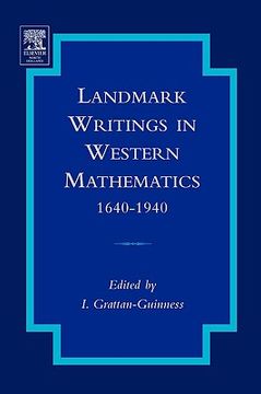 portada landmark writings in western mathematics 1640-1940 (en Inglés)